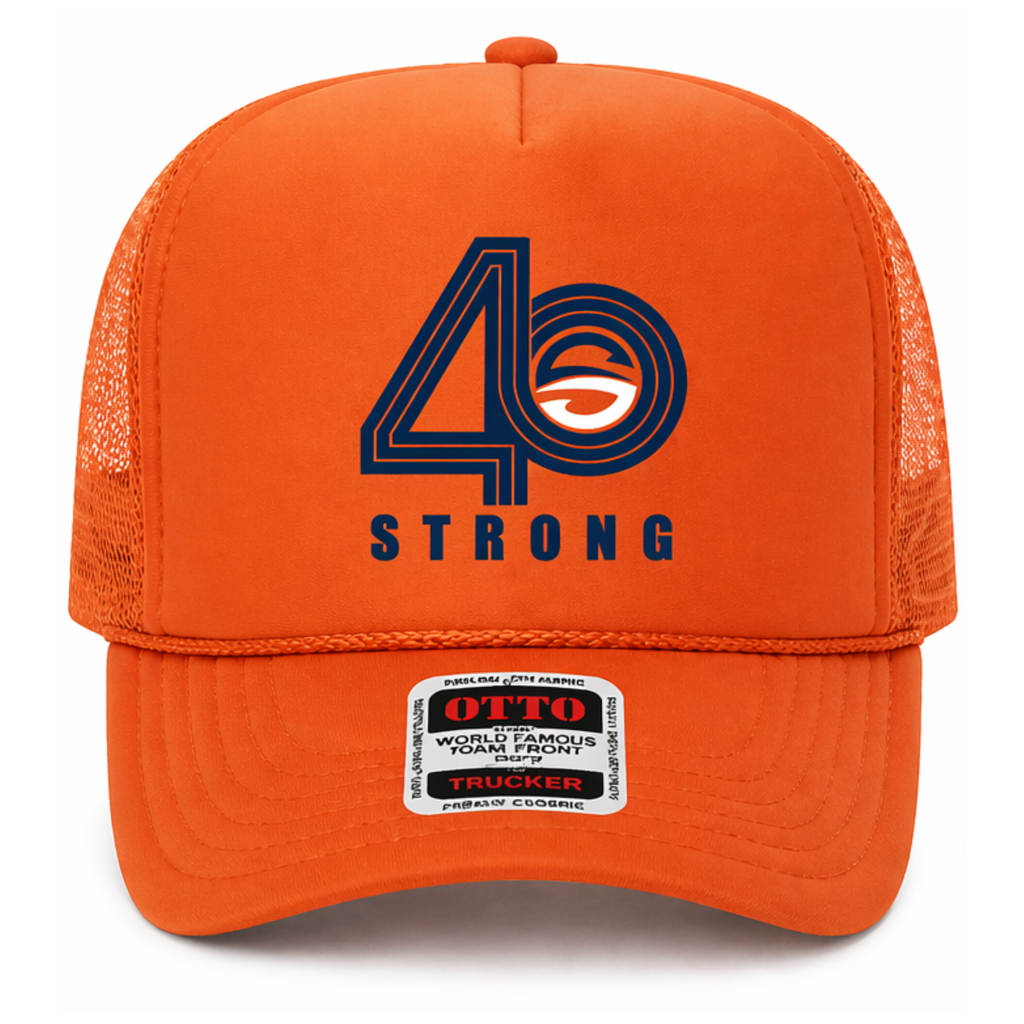 PRE ORDER: Orange 40 Strong Hat - Limited Edition 40th Anniversary