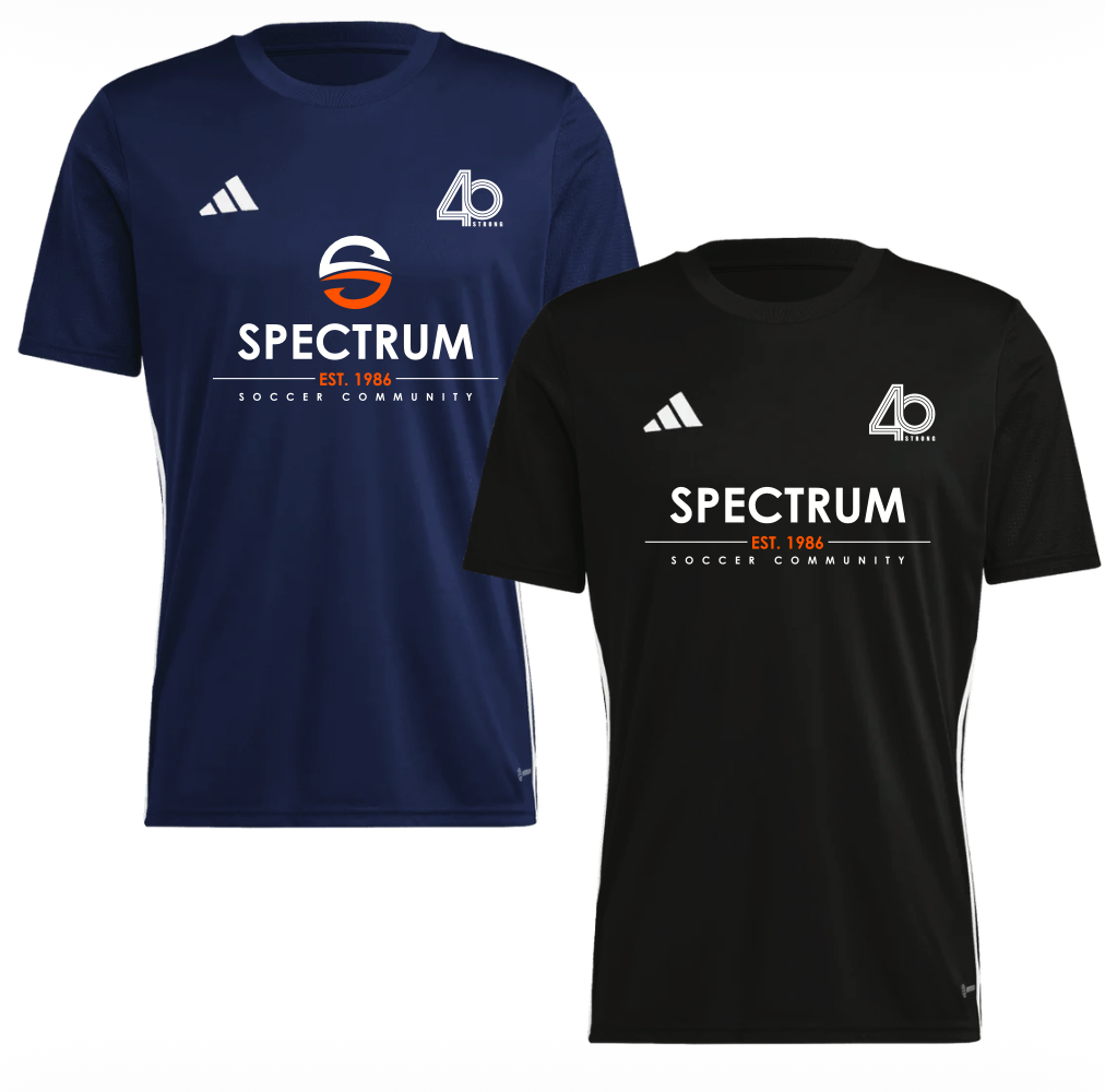 Soccer Spectrum “40 Strong” Jersey – Black
