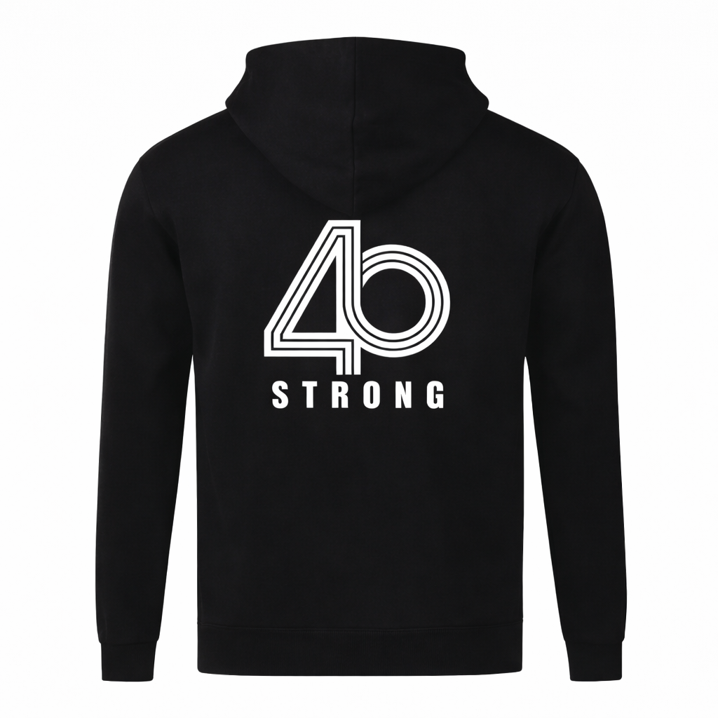 Soccer Spectrum “40 Strong” Hoodie – Black