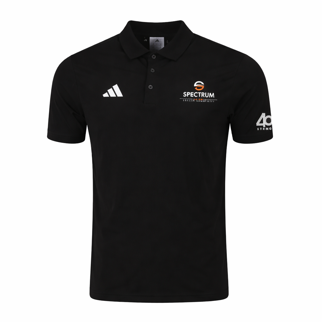 Soccer Spectrum “40 Strong” Staff Polo – Black